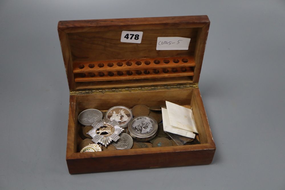 A box of coins